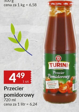E.Leclerc Przecier pomidorowy wiodąca marka turini oferta