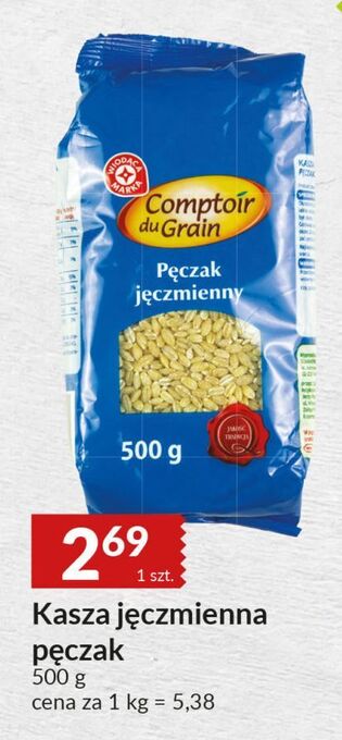 E.Leclerc Kasza jęczmienna wiodąca marka comptoir de grain oferta