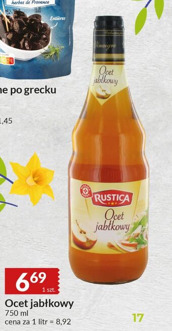 E.Leclerc Ocet jabłkowy wiodąca marka rustica oferta