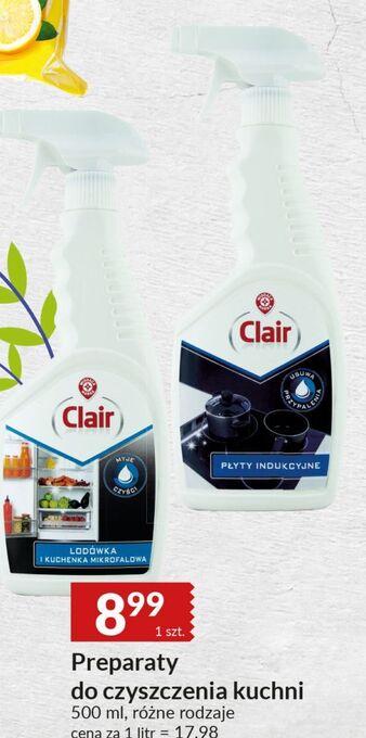 E.Leclerc Płyn do czyszczenia lodówki wiodąca marka clair oferta