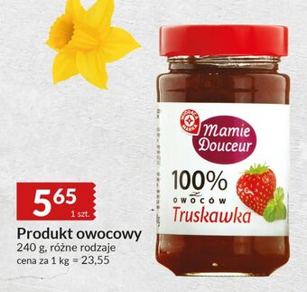 E.Leclerc Dżem 100% owoców truskawka wiodąca marka mamie doceur oferta