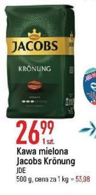E.Leclerc JDE Kawa mielona Jacobs Kronung 500g oferta