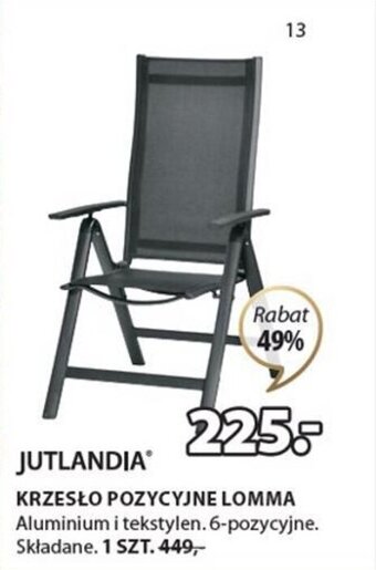 JYSK Jutlandia krzesło pozycyjne lomma oferta