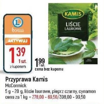 E.Leclerc McCormick Przyprawa Kamis 5g-20g oferta