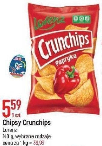 E.Leclerc Lorenz Chipsy Crunchips 140g oferta