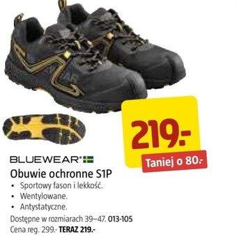 Jula Obuwie ochronne bluewear oferta