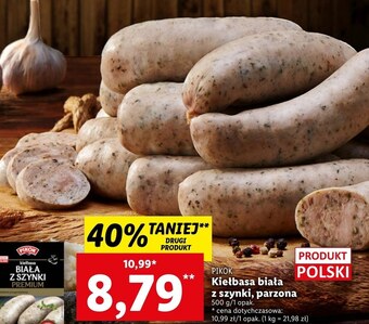 Lidl Kiełbasa biała pikok oferta
