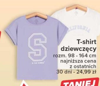 Carrefour T-shirt dziewczęcy oferta