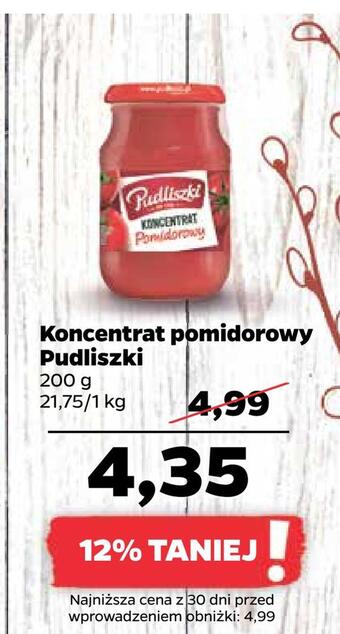 Netto Koncentrat pomidorowy pudliszki oferta