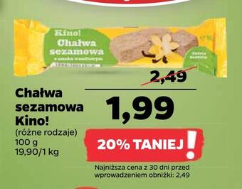 Netto Chałwa sezamowa kino! oferta