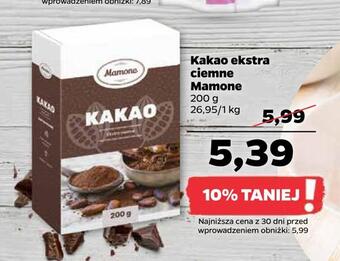Netto Kakao ekstra ciemne mamone oferta