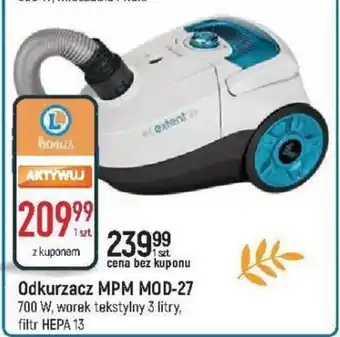 E.Leclerc MPM Odkurzacz MOD-27 700 W oferta