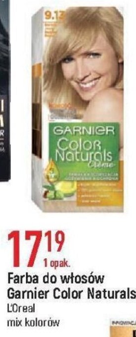 E.Leclerc L'Oreal Farba do włosów Garnier Color Naturals oferta