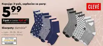 Biedronka Cleve Skarpety damskie oferta