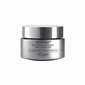 Oriflame Multiaktywny lekki krem przeciwstarzeniowy na noc novage+ oferta