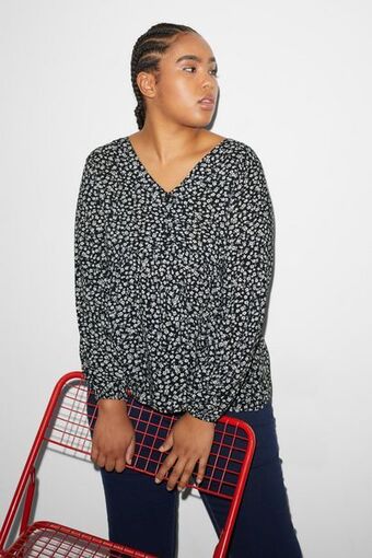 C&A Clockhouse - bluzka - w kwiaty oferta