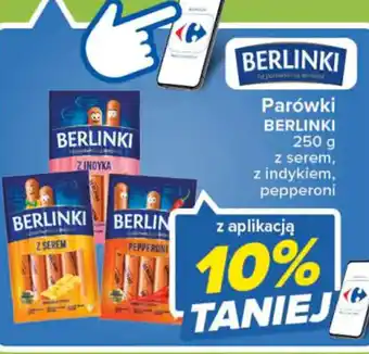 Carrefour Morliny Parówki Berlinki 250g oferta