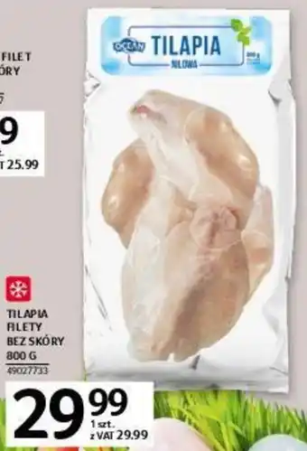 Selgros Tilapia filety bez skóry 800g oferta