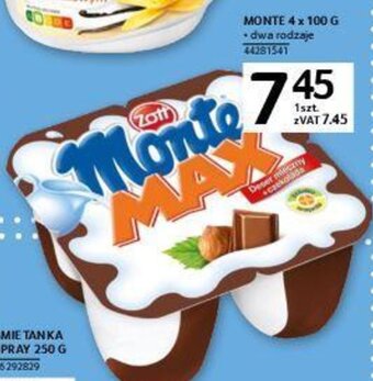 Selgros Zott Monte 4x100g oferta