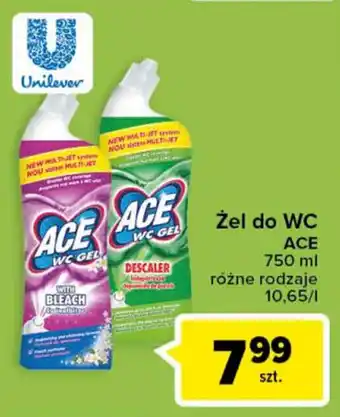 Carrefour Unilever Żel do WC Ace 750ml oferta