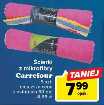 Carrefour Carrefour Ścierki z mikrofibry 5szt. oferta