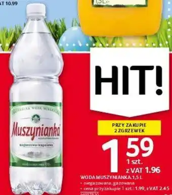 Selgros Muszynianka Woda 1,5l oferta