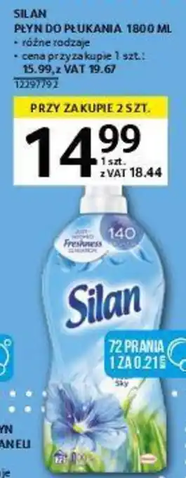 Selgros Silan Płyn do płukania 1800ml oferta