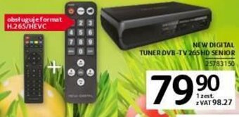 Selgros New Digital Tuner DVB-TV 265HD Senior oferta