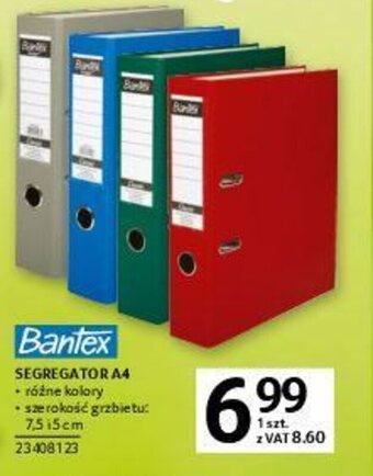 Selgros Bantex Segregator A4 oferta