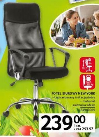 Selgros Fotel Biurowy new york oferta