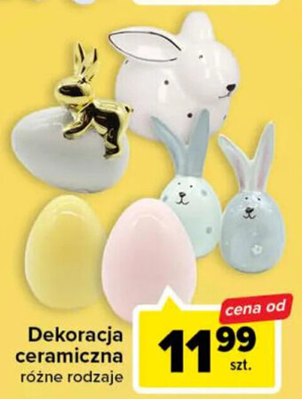 Carrefour Dekoracja ceramiczna oferta