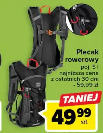 Carrefour Plecak rowerowy poj. 5l oferta