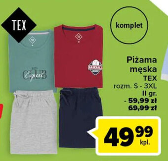 Carrefour TEX Piżama męska oferta
