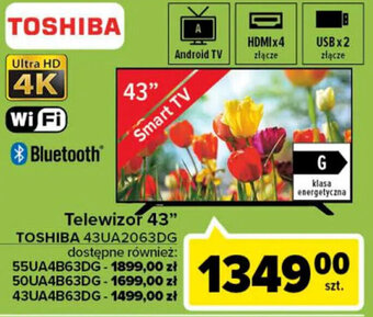 Carrefour Toshiba Telewizor 43" 43UA2063DG oferta
