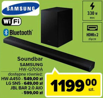 Carrefour Samsung Soundbar HW-Q700A oferta