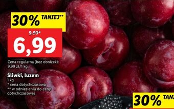 Lidl Śliwki 1kg oferta