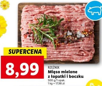 Lidl Rzeźnik Mięso mielone z łopatki i boczku 500g oferta