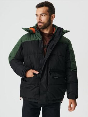 Sinsay Kurtka puffer z kapturem oferta