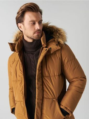 Sinsay Kurtka puffer z kapturem oferta