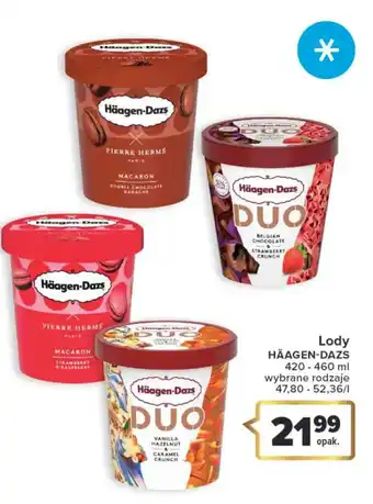 Carrefour Market Haagn-Dazs Lody 420-460 ml oferta