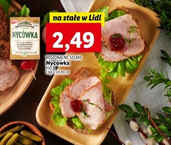 Lidl Regionalne szlaki nycówka 100g oferta