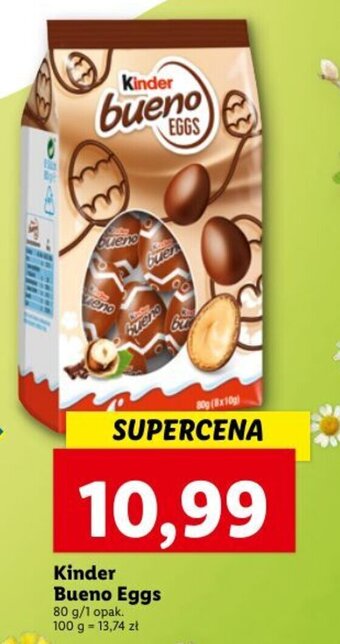 Lidl Kinder bueno eggs 80g oferta