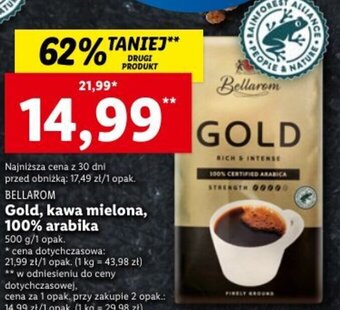 Lidl Bellarom gold kawa mielona 100% arabika 500g oferta