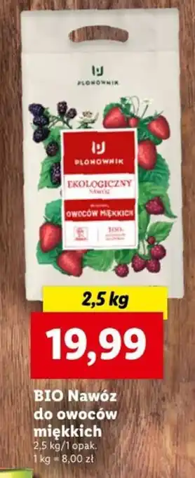 Lidl BIO Nawóz do owoców miękkich 2,5kg oferta