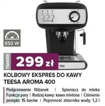 Rebel Electro Teesa Kolbowy ekspres do kawy aroma 400 oferta