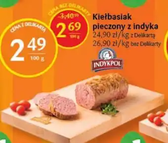 Delikatesy Centrum Indykpol Kiełbasiak pieczony z indyka 100g oferta