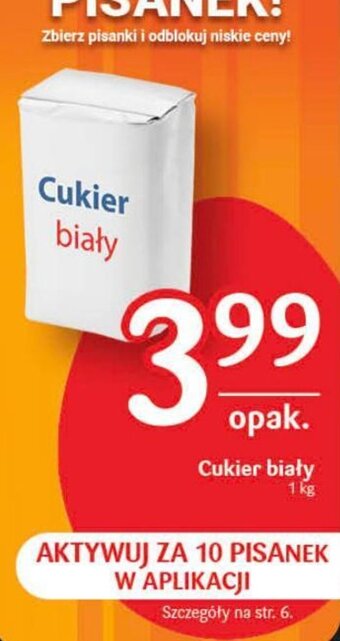 Delikatesy Centrum Cukier biały 1kg oferta