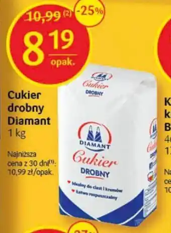 Delikatesy Centrum Diamant Cukier drobny 1kg oferta