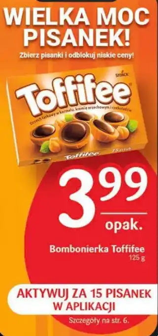 Delikatesy Centrum Strock Bombonierka Toffifee 125g oferta