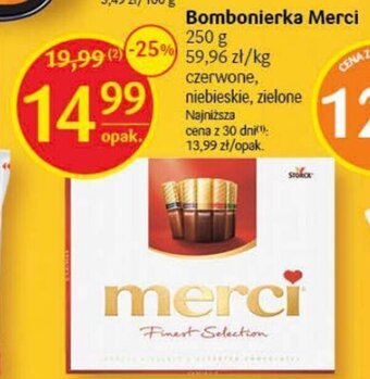 Delikatesy Centrum Bombonierka Merci 250g oferta